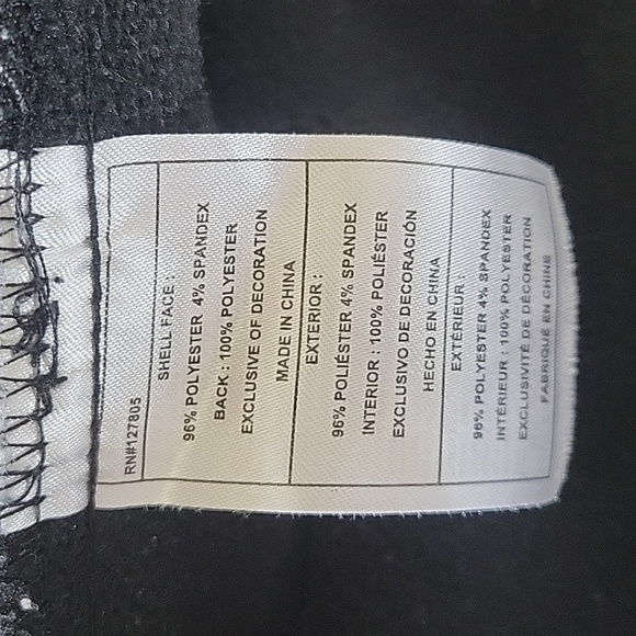 Reebok Jacket Kids Size Medium Black - Picture 10 of 11